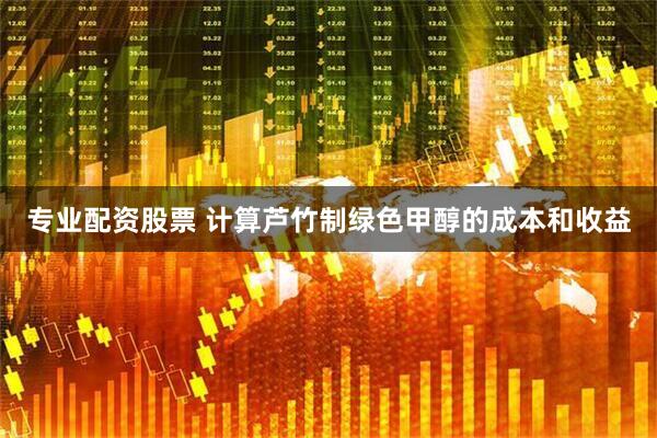 专业配资股票 计算芦竹制绿色甲醇的成本和收益
