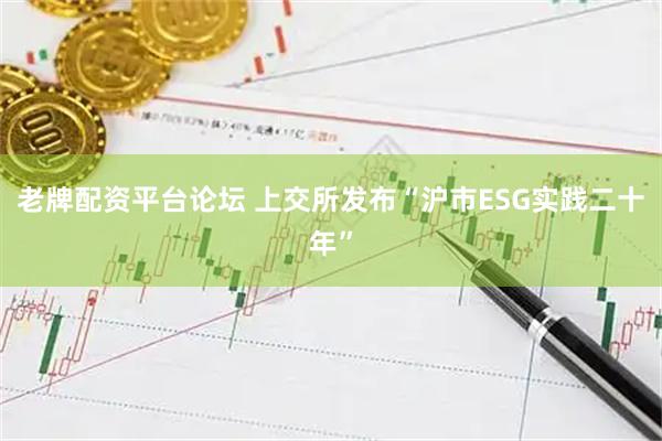 老牌配资平台论坛 上交所发布“沪市ESG实践二十年”